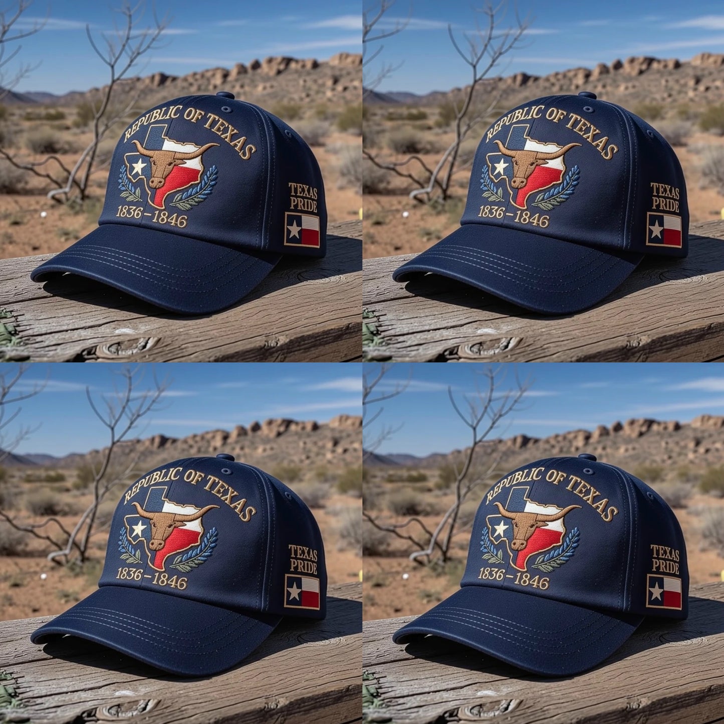 Texas Pride Runs Deep š¤ ā Republic of Texas Heritage Embroidered Hat