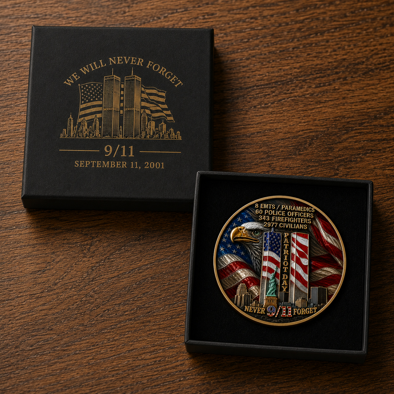 🇺🇸 Last Day Promo: 49% OFF 🎖️9/11 Never Forget Challenge Coin (Free VIP gift for orders over $60)