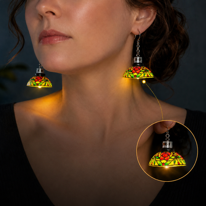 Handmade Vintage Light-Up Chandelier Earrings - Only 11 Left