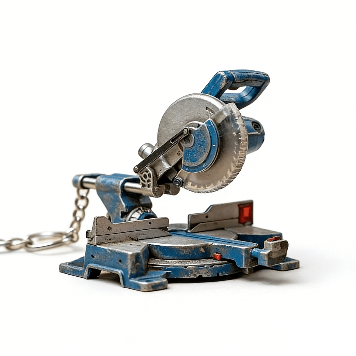 🛠️2-in-1  Mini Grinder Keychain: On-the-Go Smoothing Tool + Tool Enthusiast Collectible