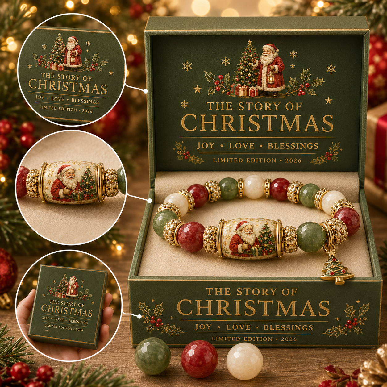 🎅 Carry the Magic of Christmas 🎄 | 2026 Limited Edition Festive Bracelet