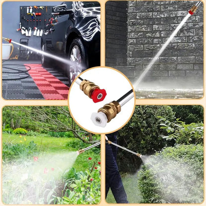🔥Last Day 49% OFF - 🛠️2026 Upgraded Heavy-Duty Jet Nozzle Power Washer for Garden Hose