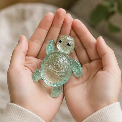 Original Recycled Glass Support Turtle
