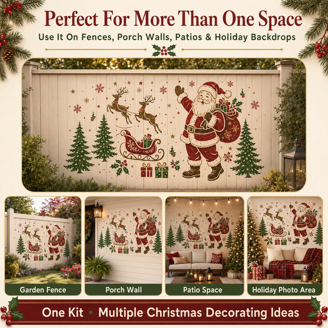💥 LAST DAY 49% OFF – 🌿 Garden Wall StencilTM Collection | Make your walls look lively and not monotonous