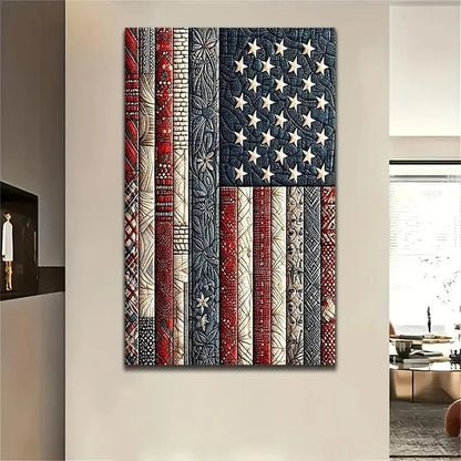 🔥Last Day 50% OFF - 💎🇺🇸 American Flag DIY 5D Diamond Painting Kit❤️(✨Beginner-Friendly)