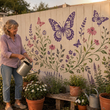 💥 LAST DAY 49% OFF – 🌿 Garden Wall StencilTM Collection | Make your walls look lively and not monotonous
