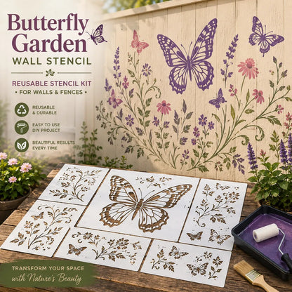💥 LAST DAY 49% OFF – 🌿 Garden Wall StencilTM Collection | Make your walls look lively and not monotonous