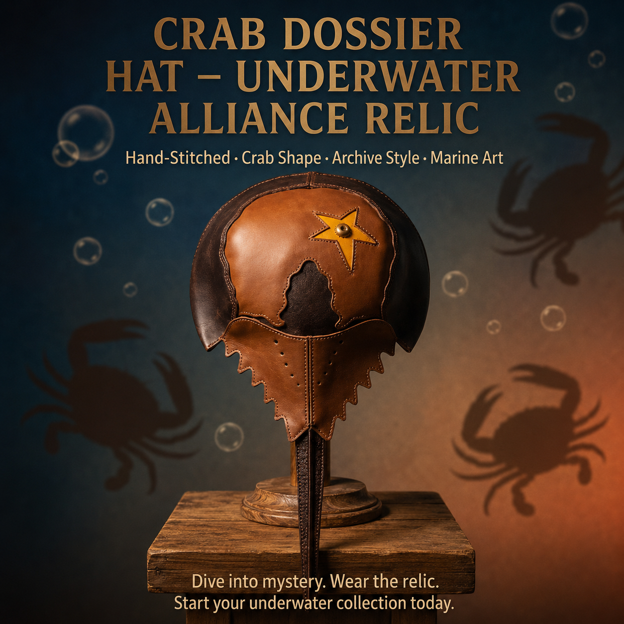 🔥2026 Hot Sale - ✨Horseshoe Crab Cap