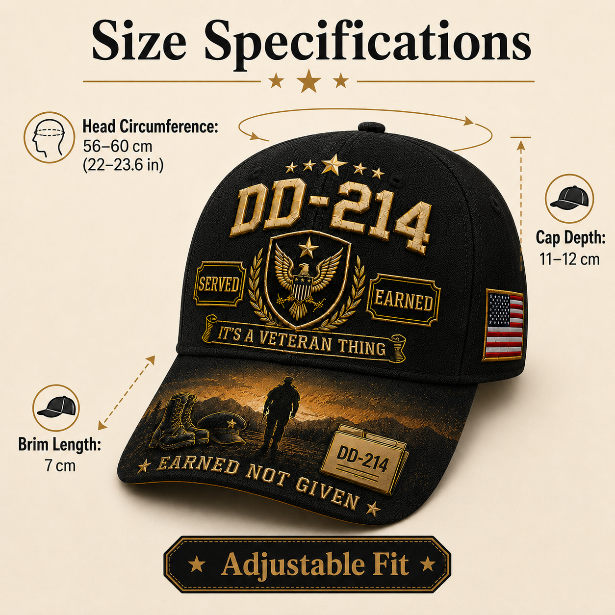 🏆Last Day Promo: 49% OFF! 🎖️DD-214 Served Earned Commemorative Cap