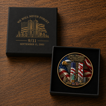 🇺🇸 Last Day Promo: 49% OFF 🎖️9/11 Never Forget Challenge Coin （Free VIP gift for orders over $60）
