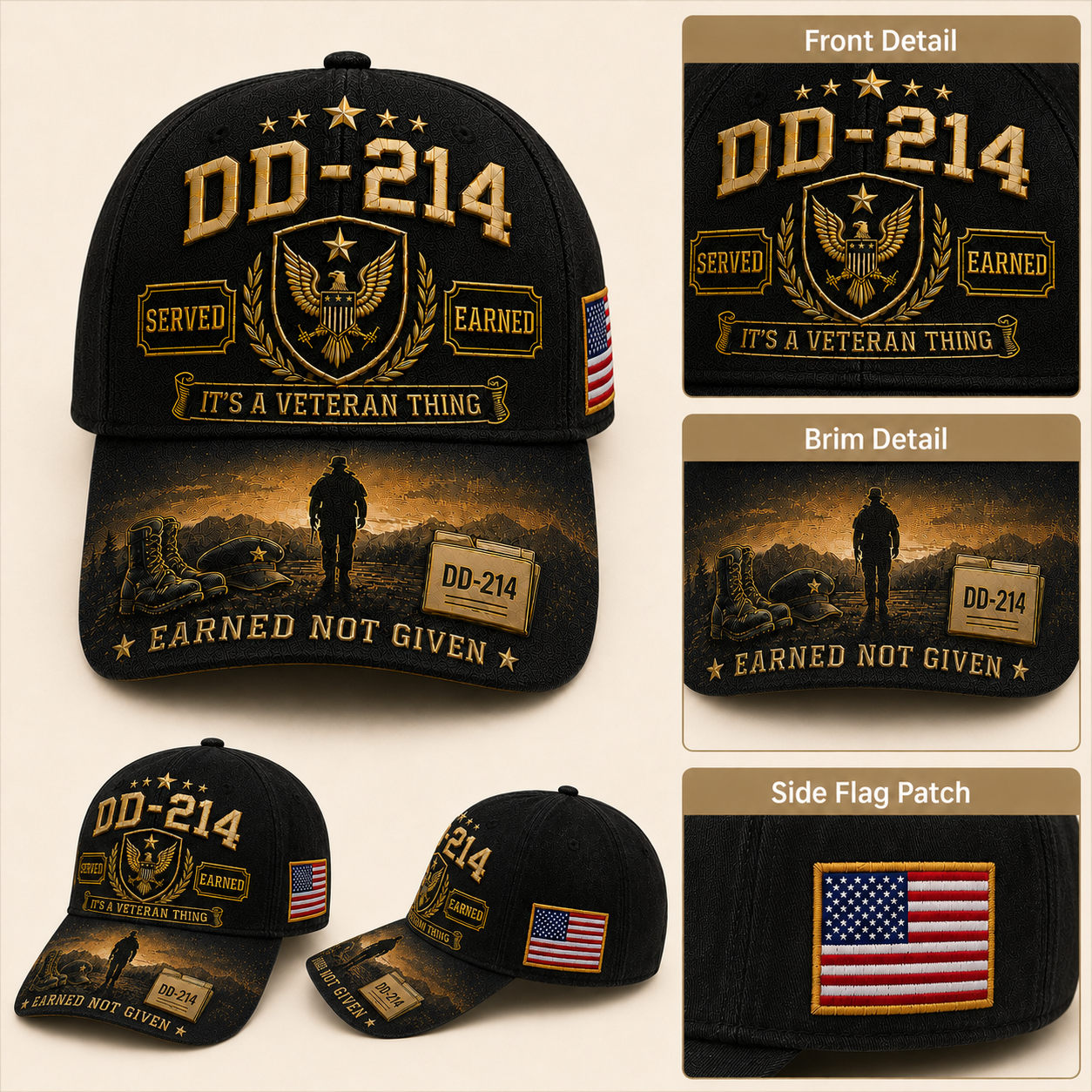 🏆Last Day Promo: 49% OFF! 🎖️DD-214 Served Earned Commemorative Cap