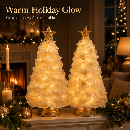 DIY Lighted Christmas Tree Craft Kit with 6-Hour Timer