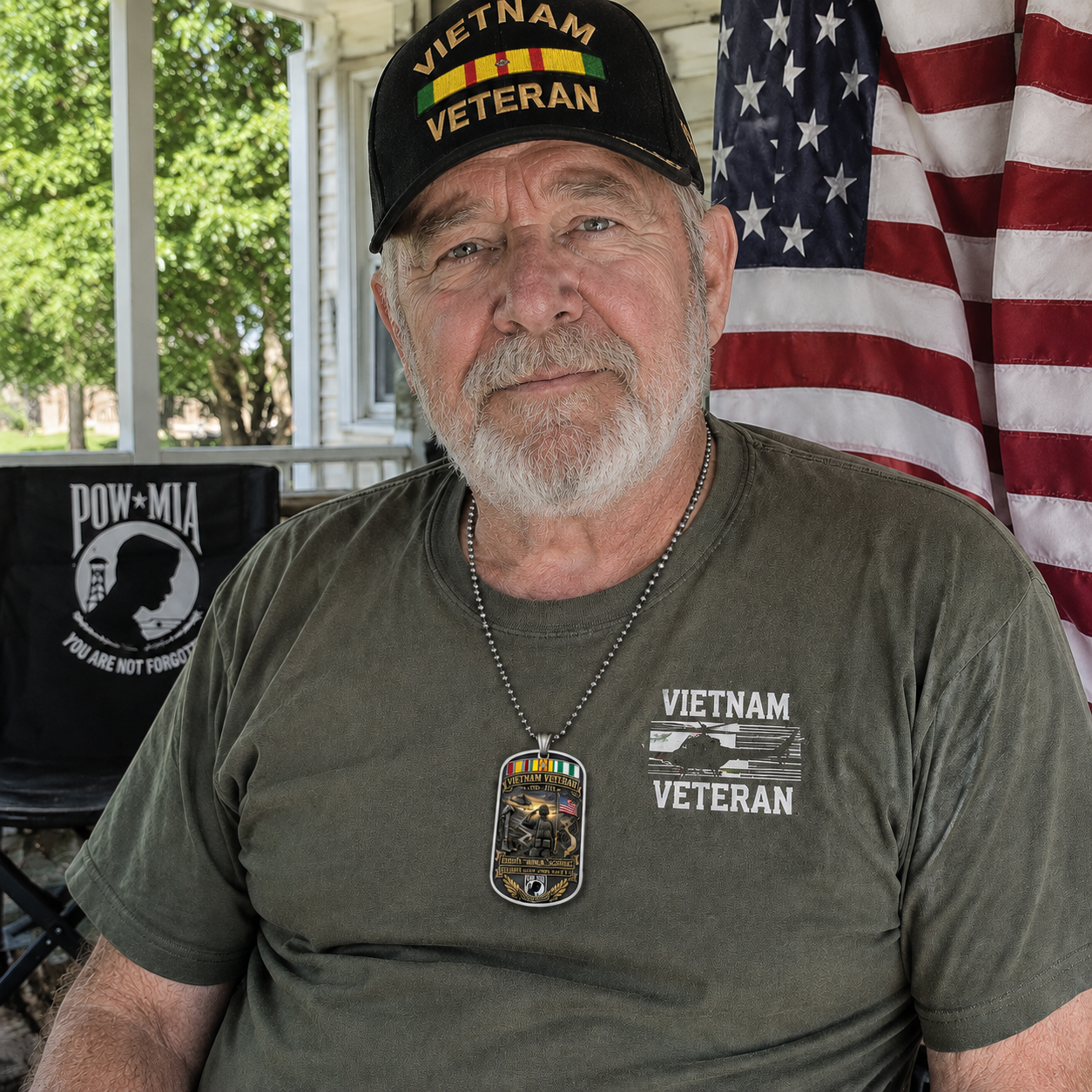 Last Day Promo: 48% OFF 🎖️Vietnam Veteran All Gave Some Some Gave All Tribute Dog Tag Necklace