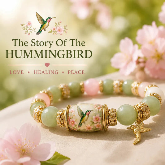 🌿 Love, Peace & Spring Blessings 💖 | 2026 Limited Edition Bracelet - Handcrafted from Agate & Jade