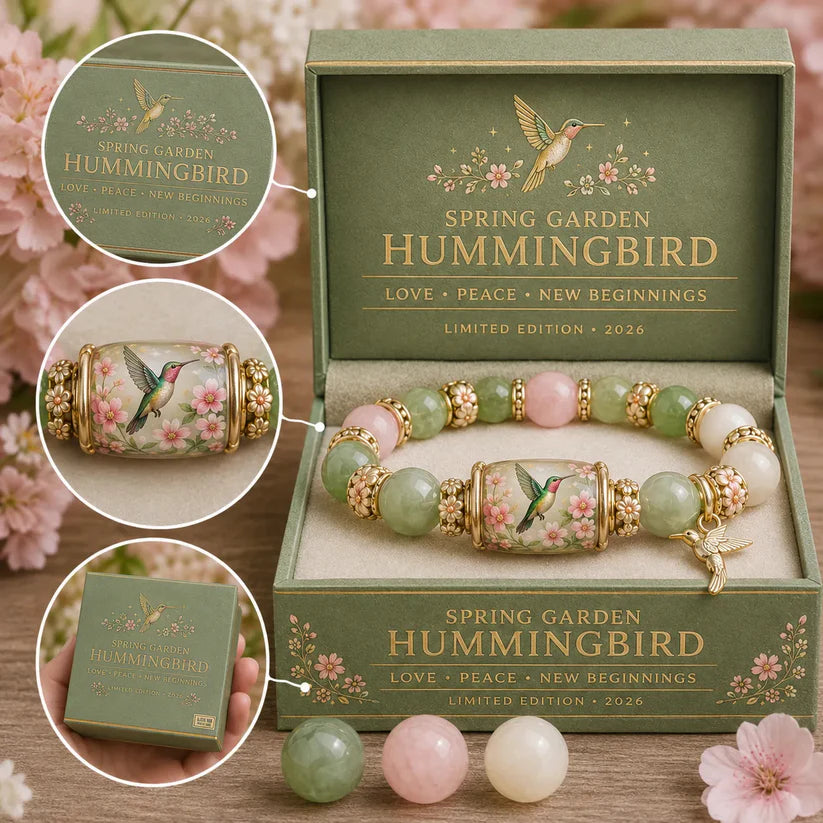 🌿 Love, Peace & Spring Blessings 💖 | 2026 Limited Edition Bracelet - Handcrafted from Agate & Jade