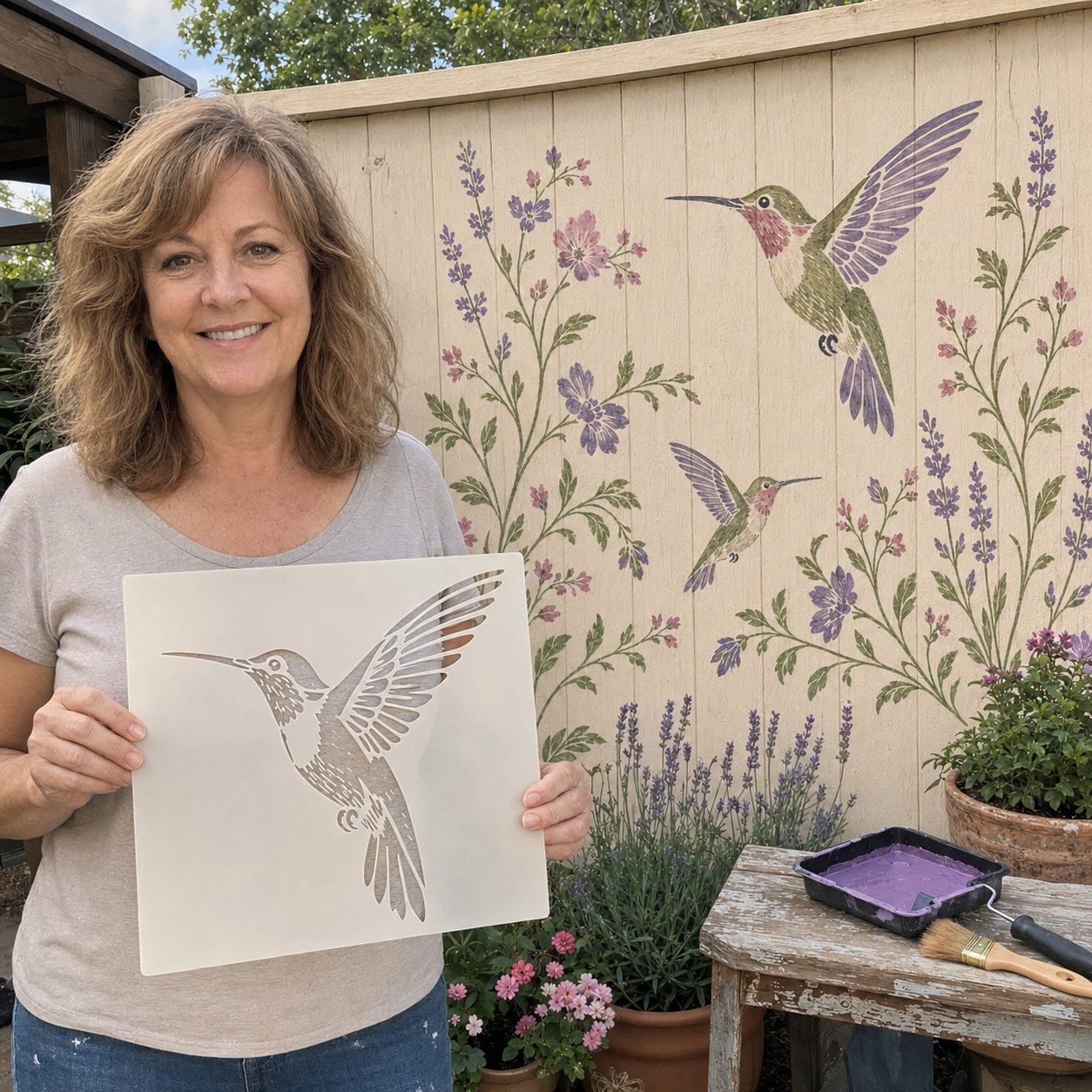 💥 LAST DAY 49% OFF – 🌿 Garden Wall StencilTM Collection | Make your walls look lively and not monotonous