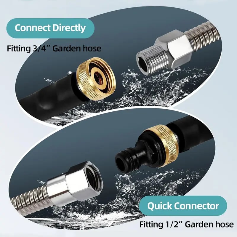 🔥Last Day 49% OFF - 🛠️2026 Upgraded Heavy-Duty Jet Nozzle Power Washer for Garden Hose