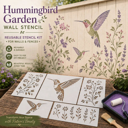 💥 LAST DAY 49% OFF – 🌿 Garden Wall StencilTM Collection | Make your walls look lively and not monotonous