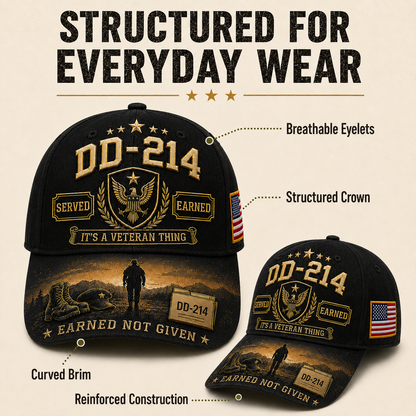🏆Last Day Promo: 49% OFF! 🎖️DD-214 Served Earned Commemorative Cap