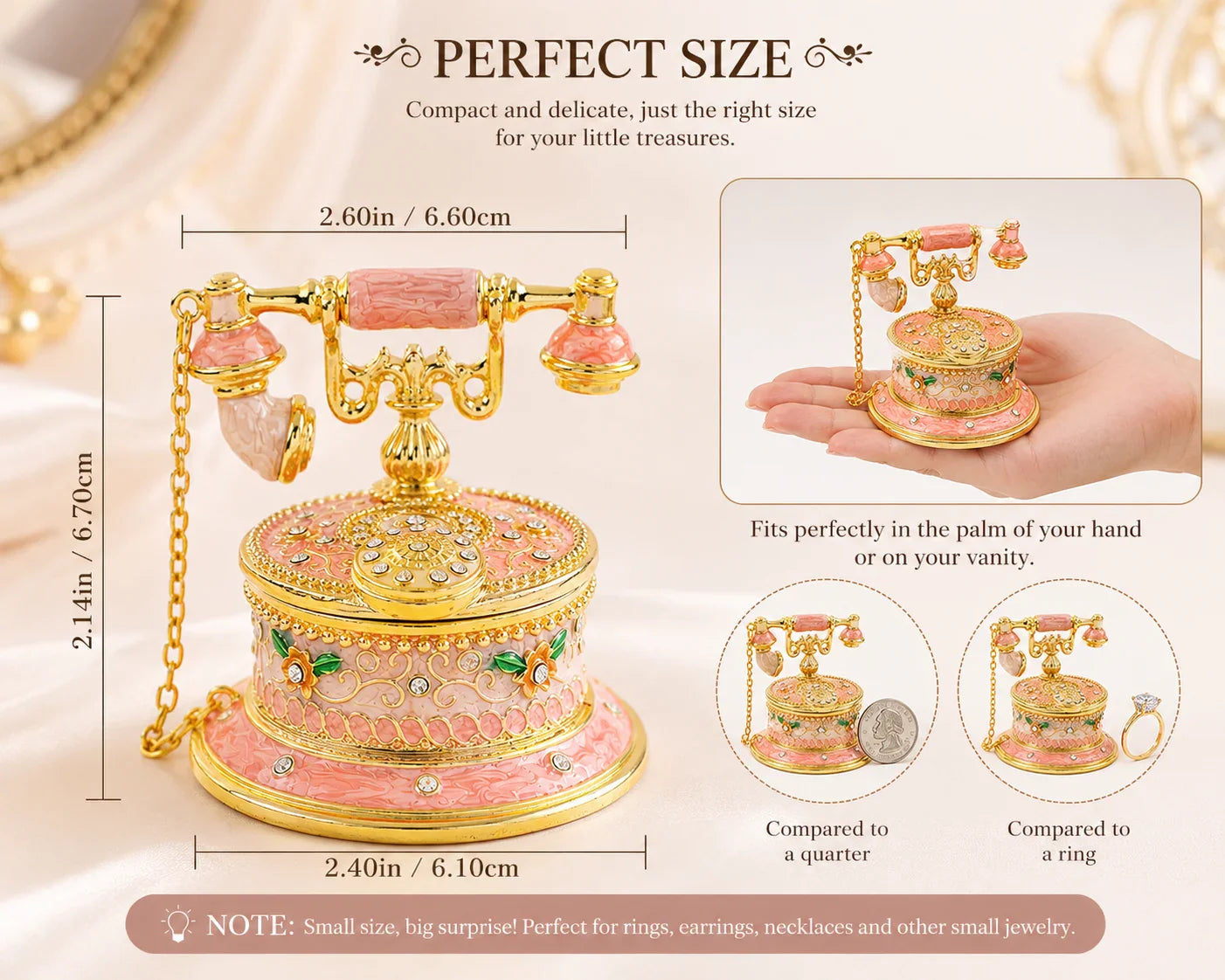 🔥2026 Hot Sale - Vintage Telephone Jewelry Box