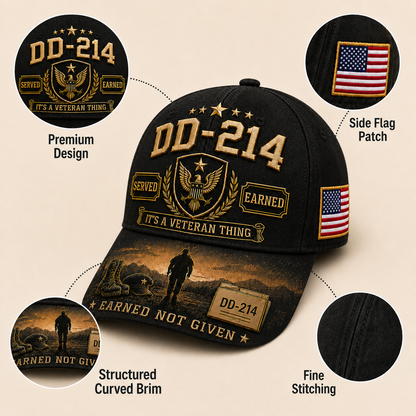 🏆Last Day Promo: 49% OFF! 🎖️DD-214 Served Earned Commemorative Cap